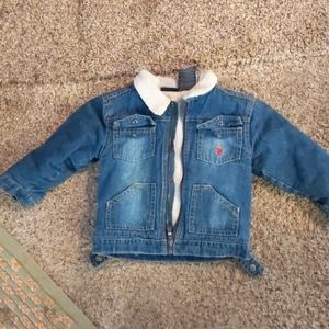 Jean jacket sherpa lined
